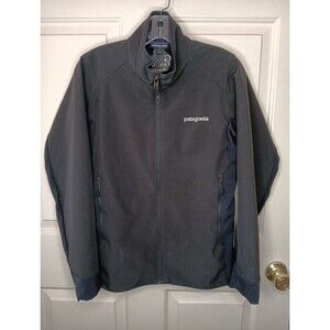 Patagonia Jacket Women's Small Black Full Zip Polartec Softshell Gallo Vineyards